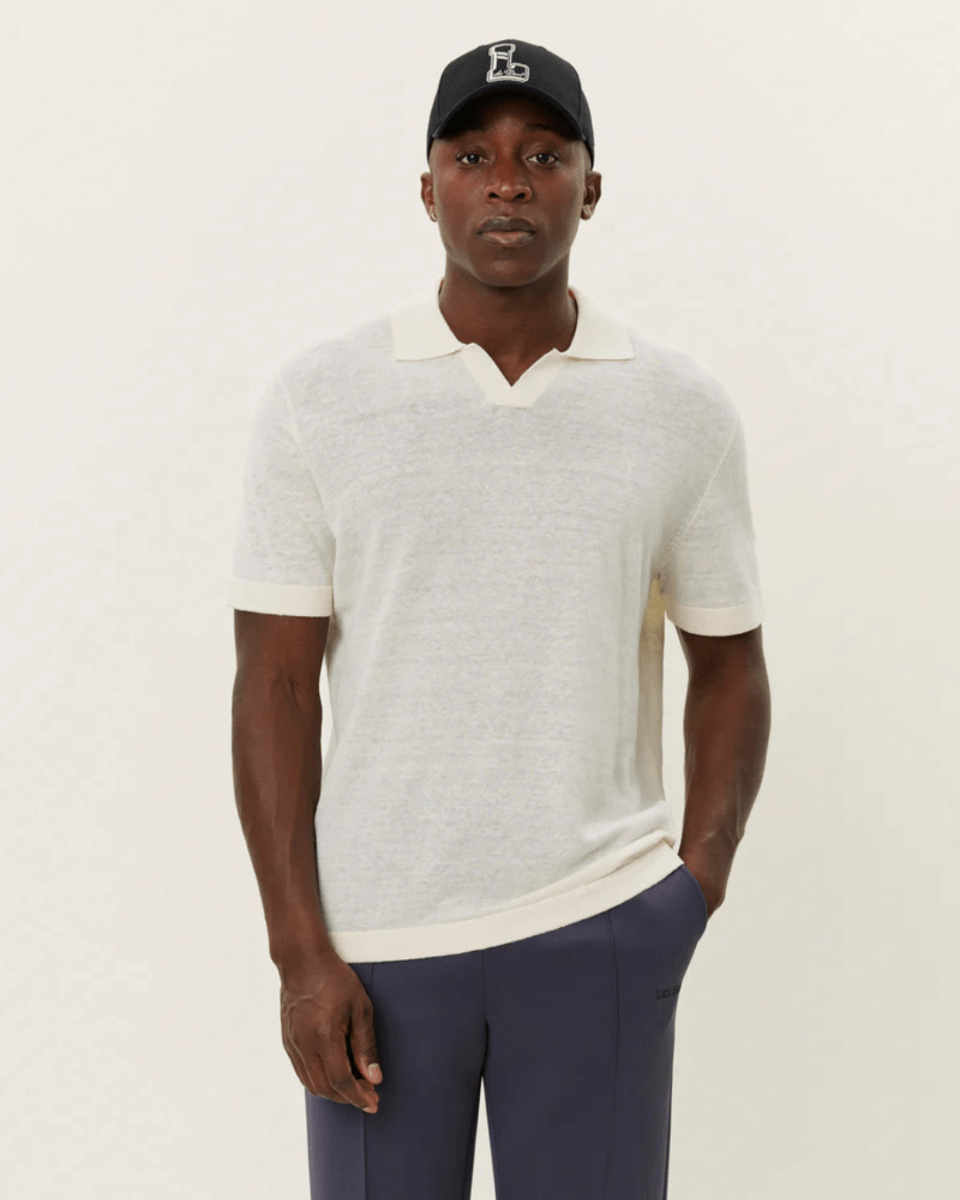 Emmamuel Knit Polo Ivory