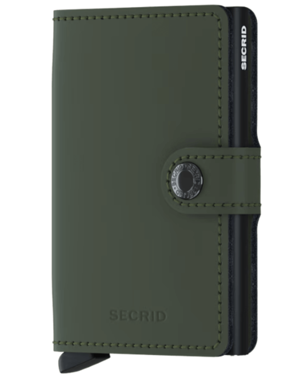 Secrid Mini Wallet Matte Green Black