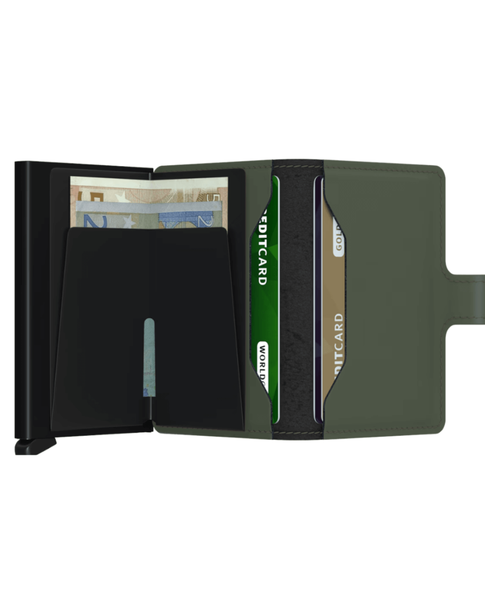 Secrid Mini Wallet Matte Green Black