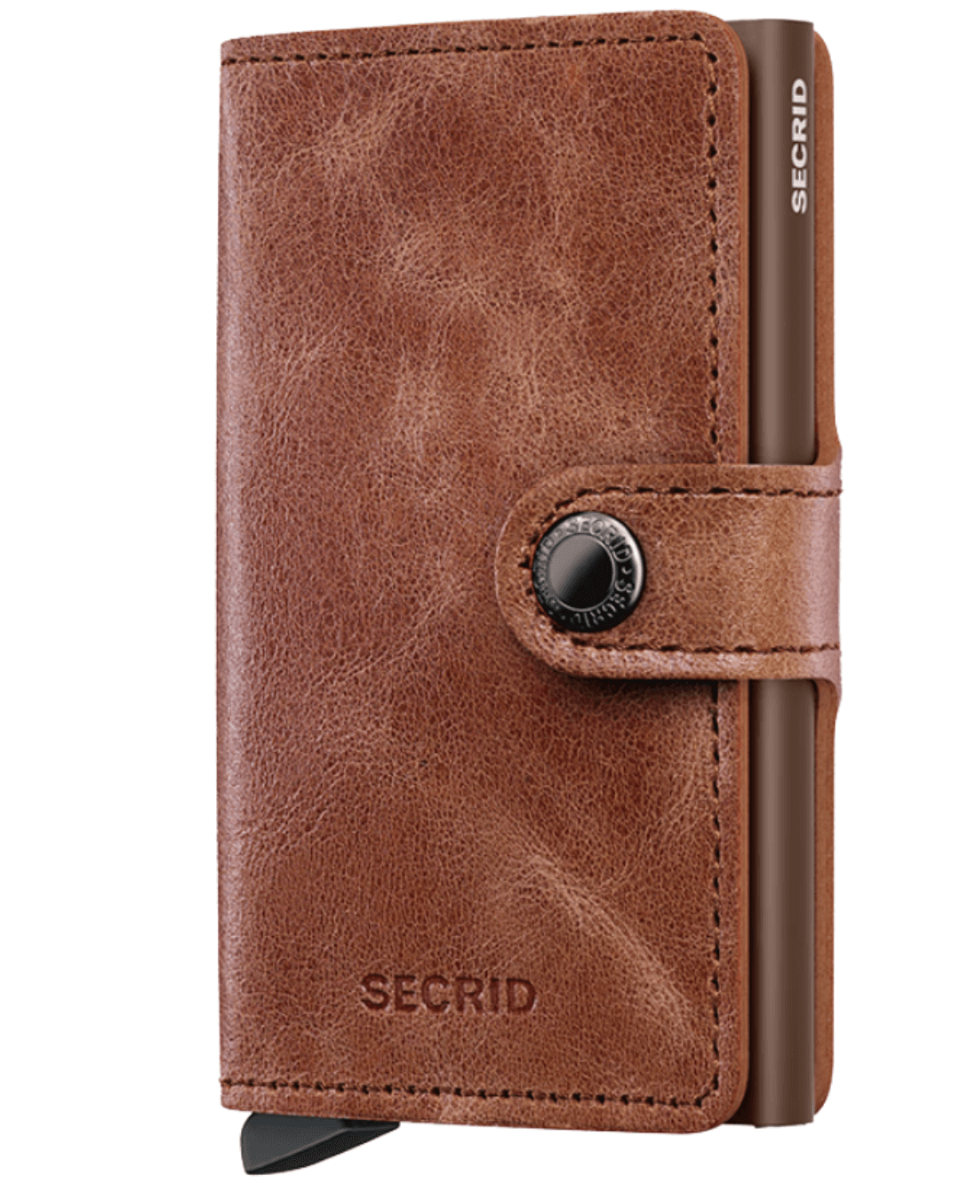 Secrid Mini Wallet Vintage Cognac
