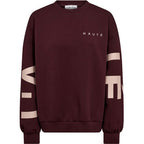 Maxi Split Logo Sweat Wine