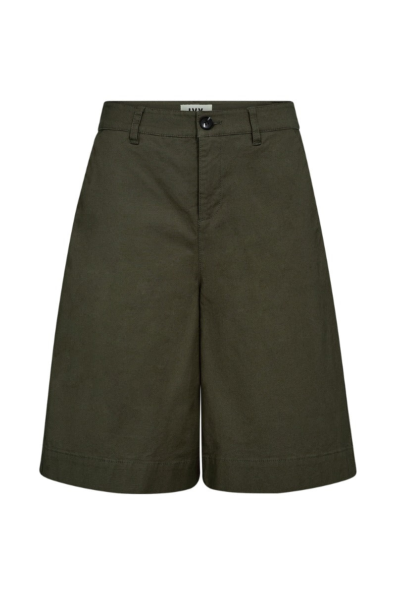 Katee Wide Shorts Olive