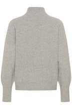 12 The Knit High Neck Light Grey