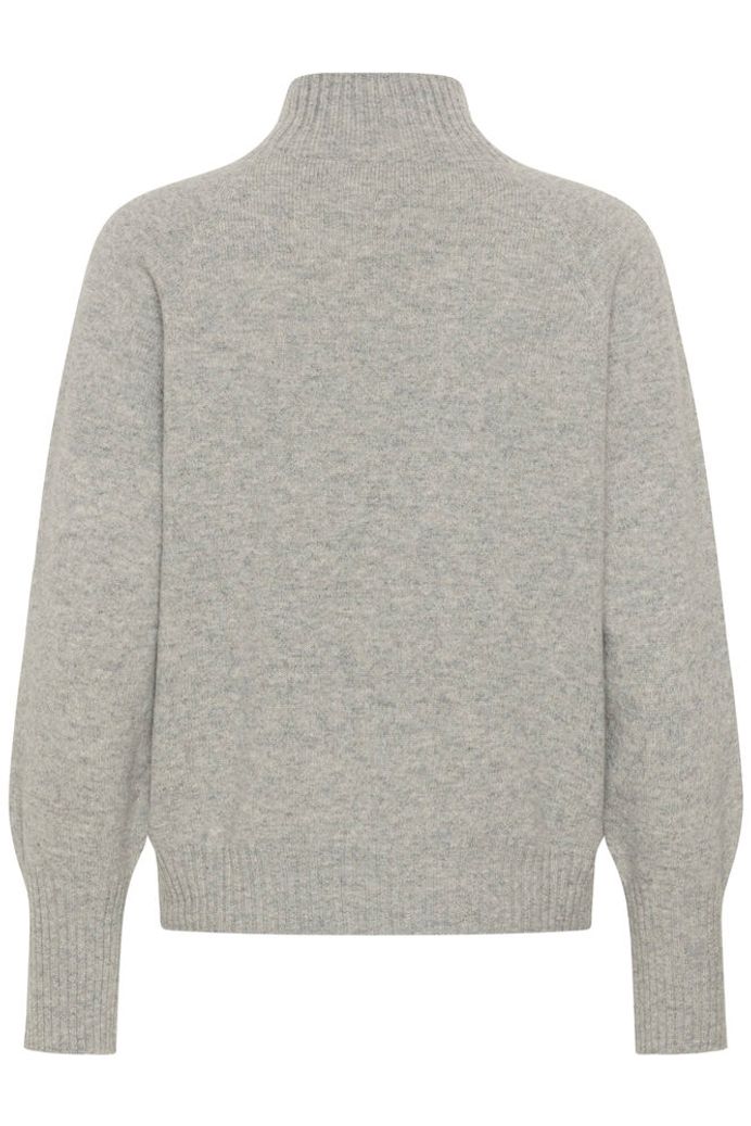 12 The Knit High Neck Light Grey
