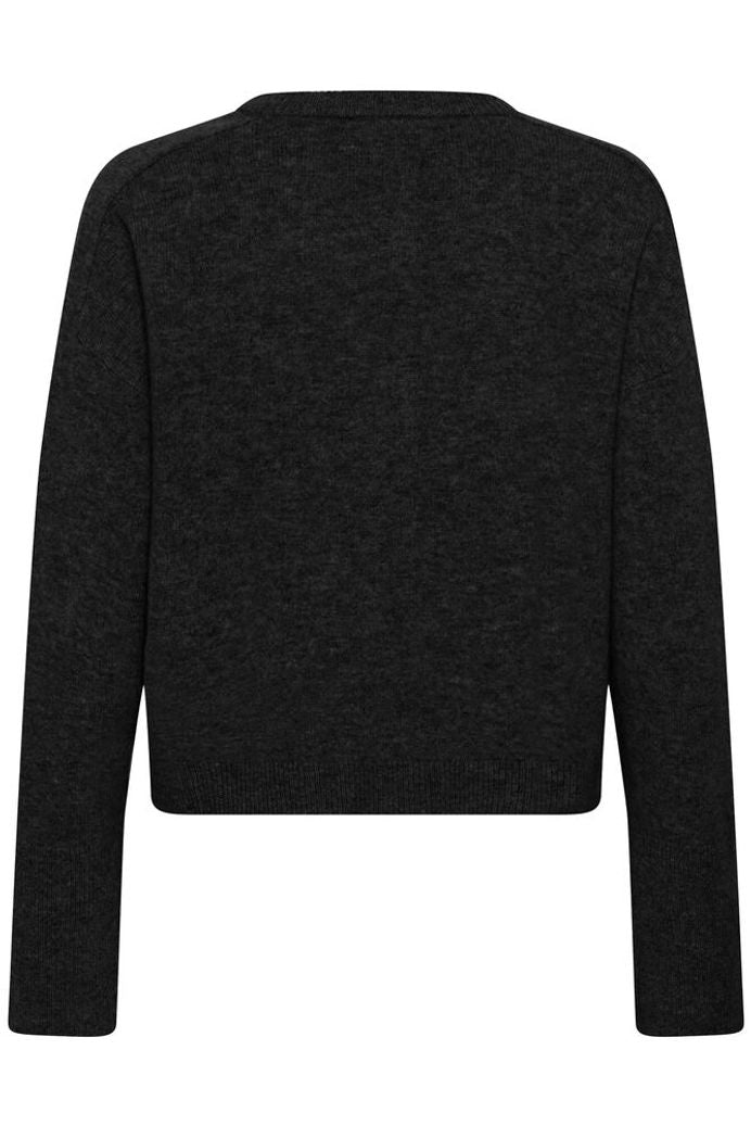 13 The Knit Cardigan Dark Grey