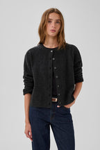 13 The Knit Cardigan Dark Grey