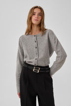 13 The Knit Cardigan Light Grey