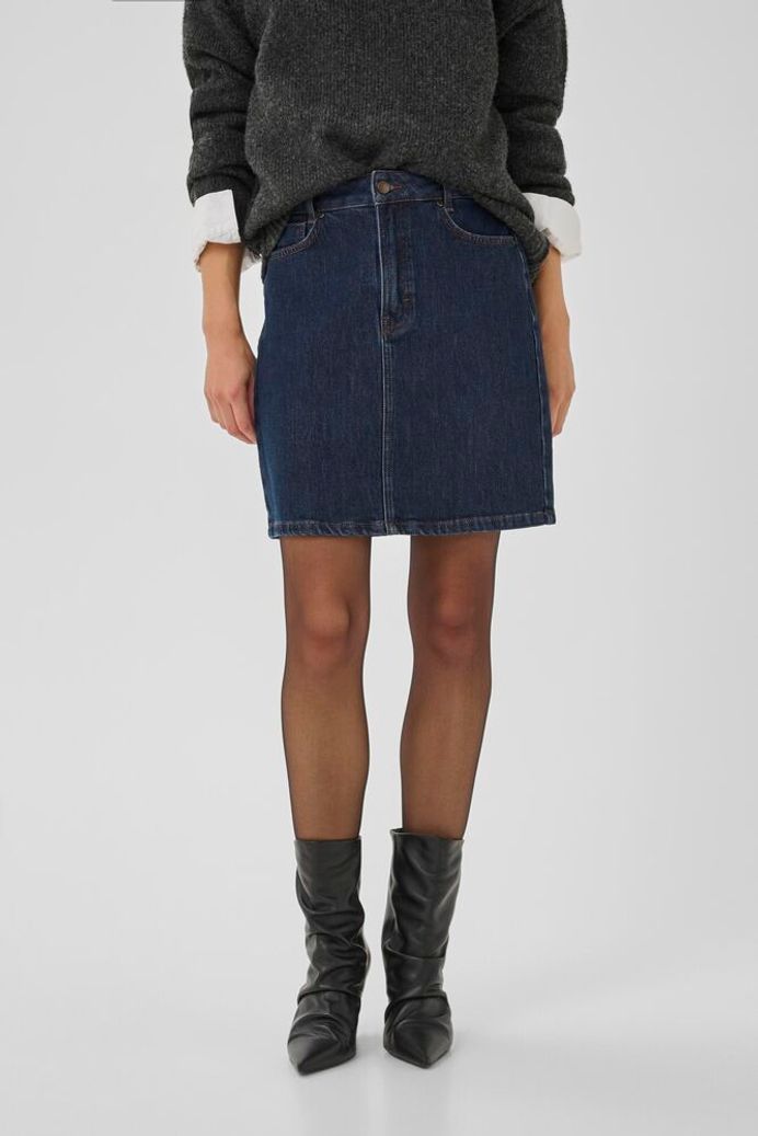 Cady 139 Mid Skirt Dark Blue
