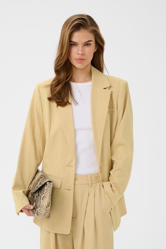 Stacy blazer Pale Hay Melange