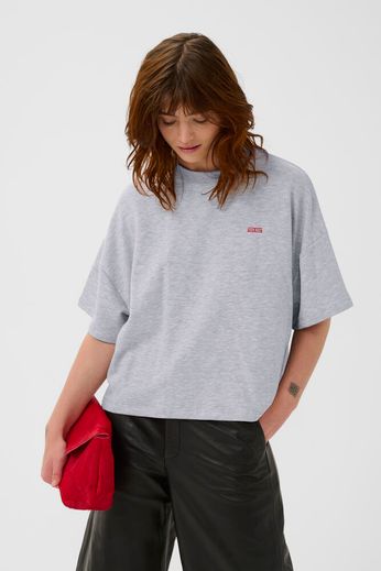Gilsa Sweat T-shirt Ultra Light Grey Melange