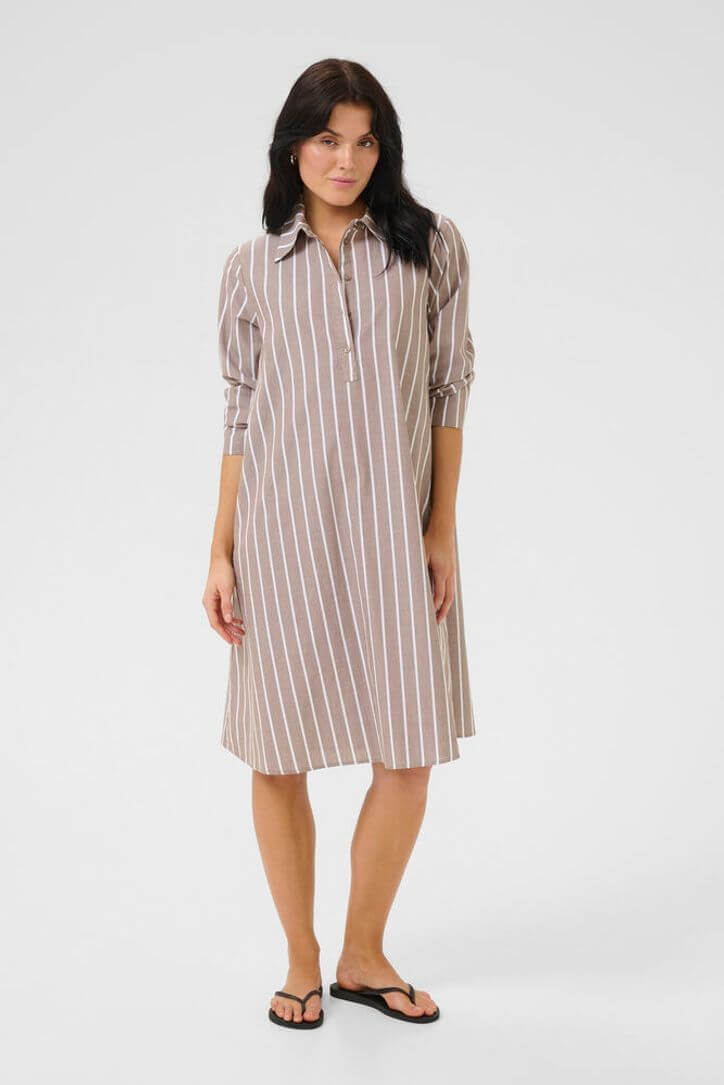 Kiona Long Dress Walnut