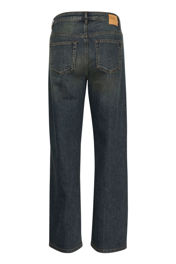 35 The Louis 139 High Wide Jeans Dark Blue Dirty Wash