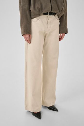 Louis 157 High Wide Jeans Oatmeal