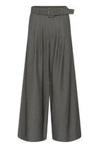 23 The Pinstriped High Pant Grey Melange