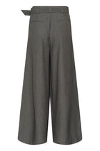 23 The Pinstriped High Pant Grey Melange