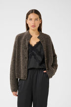 Alpha Short Cardigan Chestnut