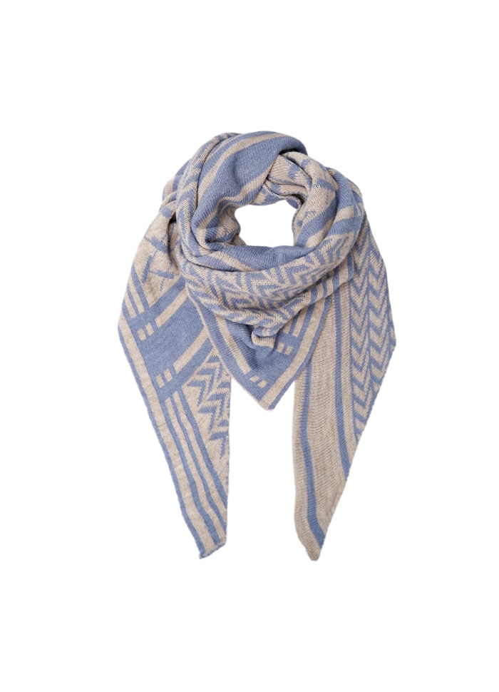 Bex Triangle Scarf Blue