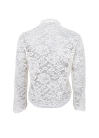 Black Colour Rosa Napoleon Shirt Off White