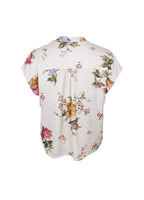 Black Colour Zalina SS Blouse Creme