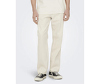 Edge Straight Jeans Ecru