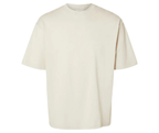Loose Oscar Ss Oneck Tee Oatmeal