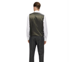 Reg Bow Donegal Vest Dark Green