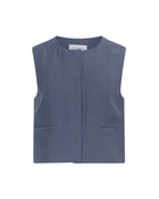 Frode Waistcoat Vintage Indigo