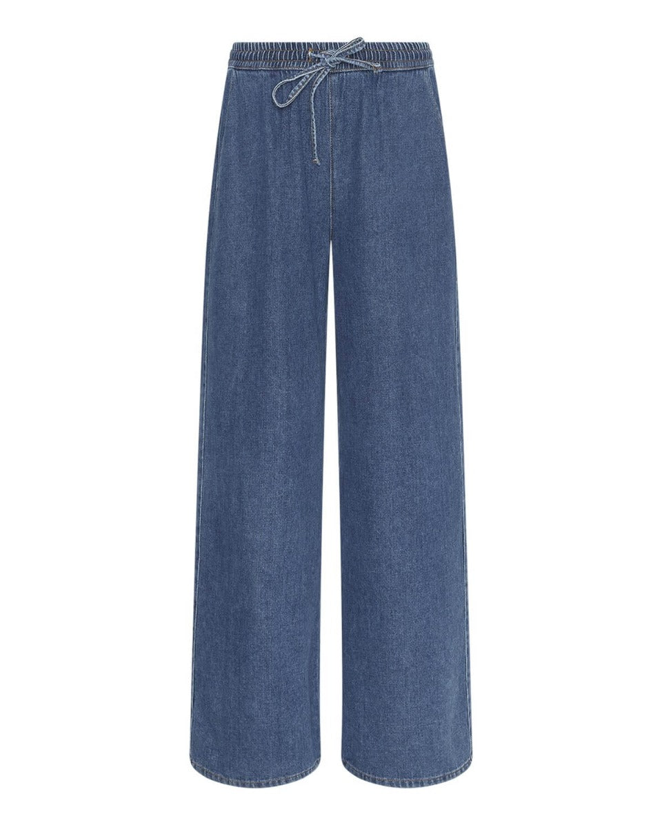 Jolene Elena Pants Mid Blue Wash