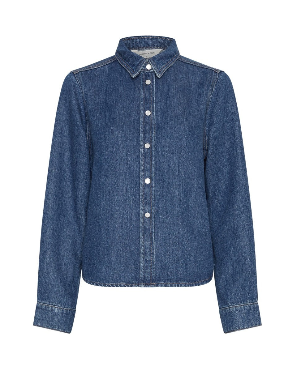 Laurentine Rue Shirt Mid Blue Wash