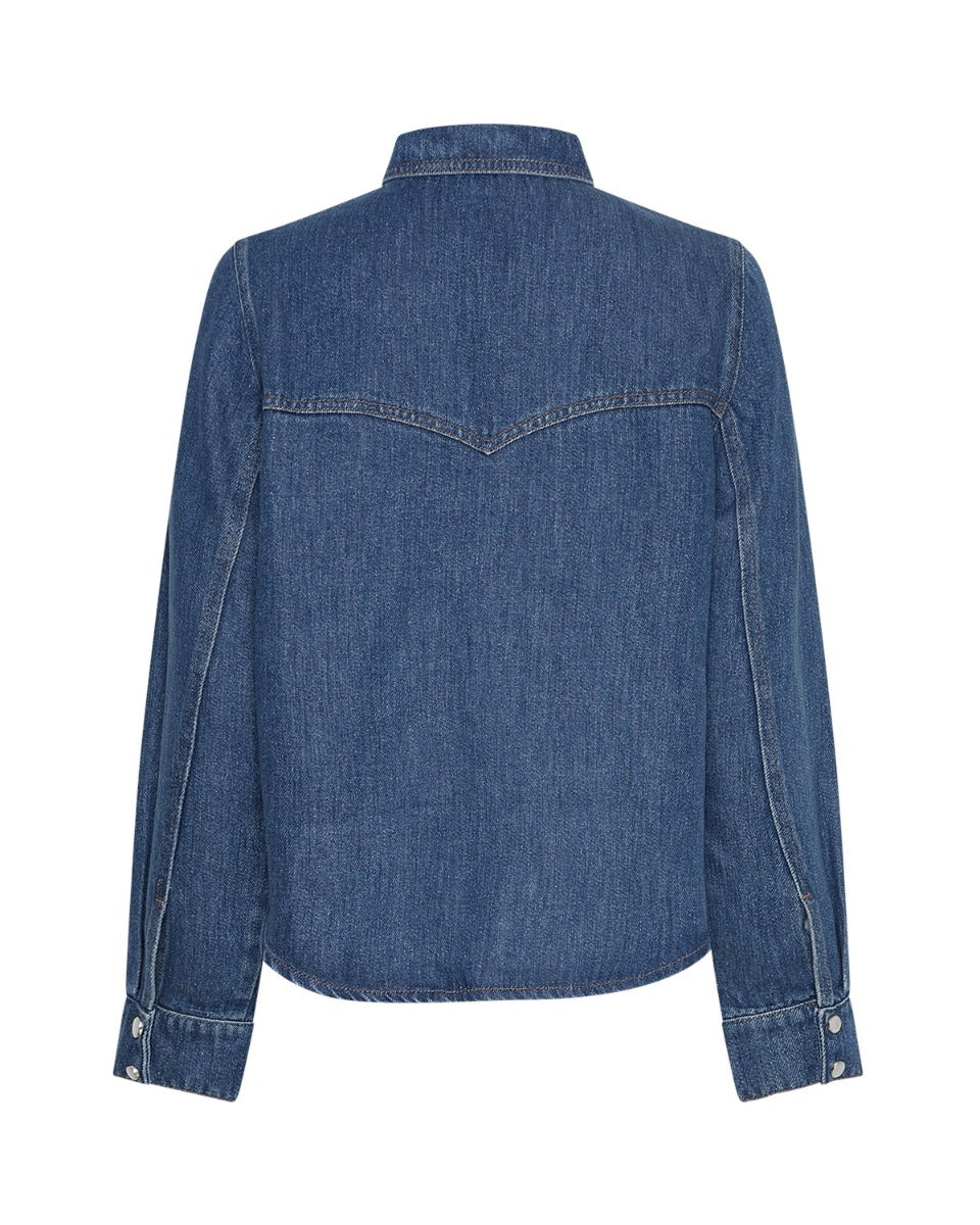Laurentine Rue Shirt Mid Blue Wash