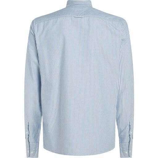 Heritage Oxford Stripe Shirt Blue