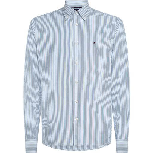 Heritage Oxford Stripe Shirt Blue