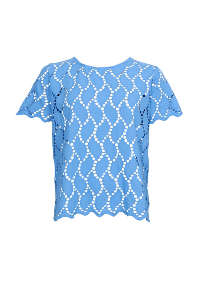 Freya Tee Blouse Blue