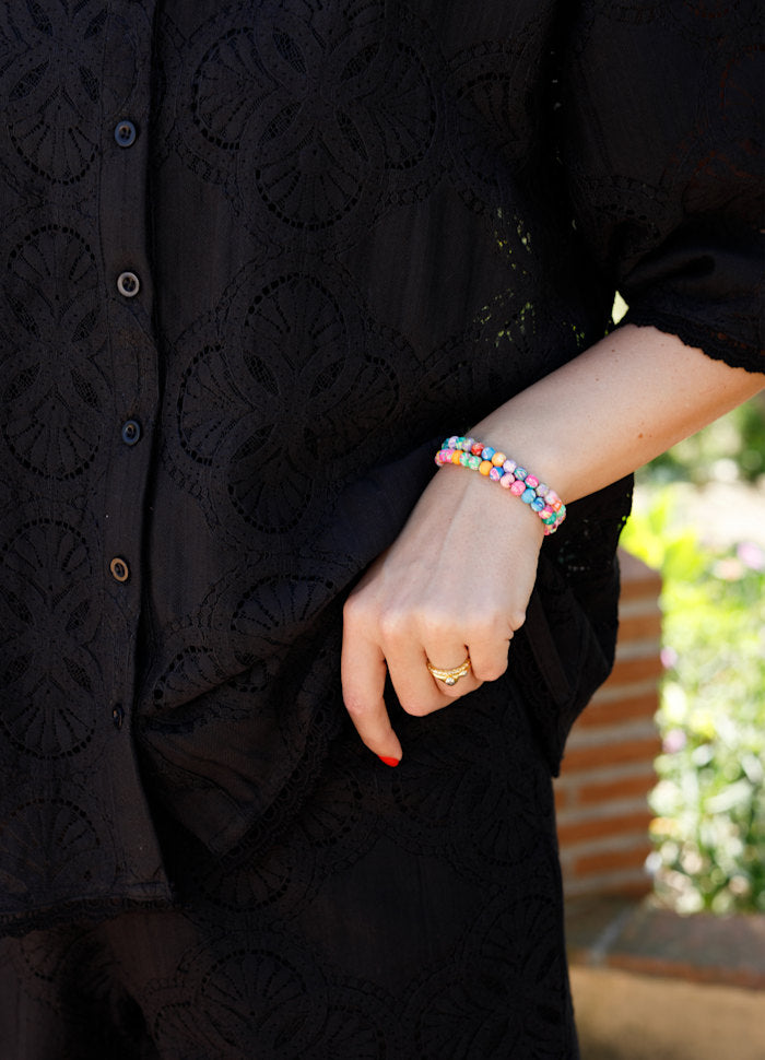 Poly Clay Bracelet Multi