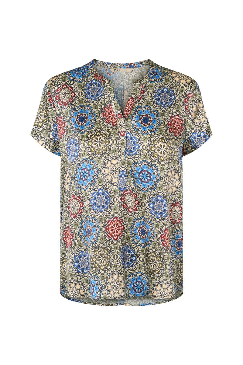 2009 Blaine Silk Top Mosaic