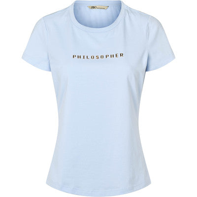 4360 Philsopher T-shirt Light Blue