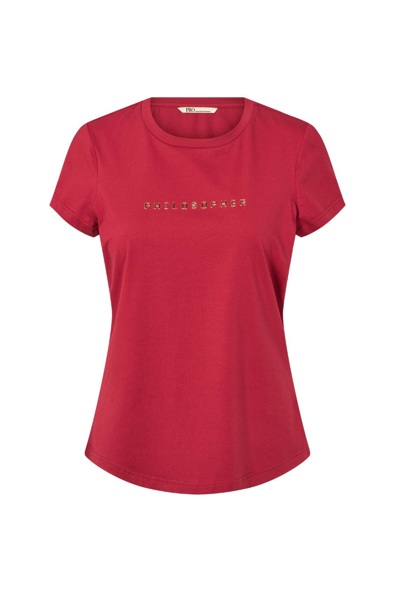 4360 Philsopher T-shirt Rosewood