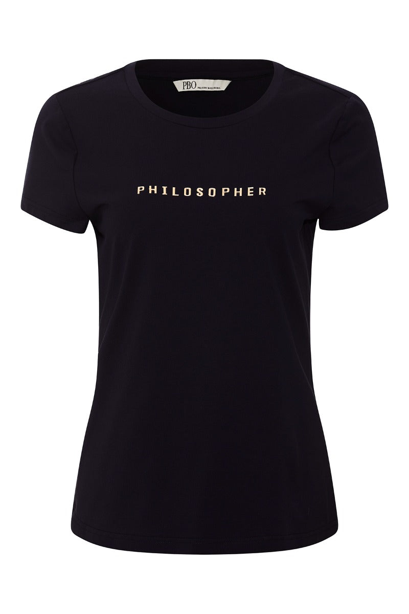 4360 Philosopher T-shirt Black
