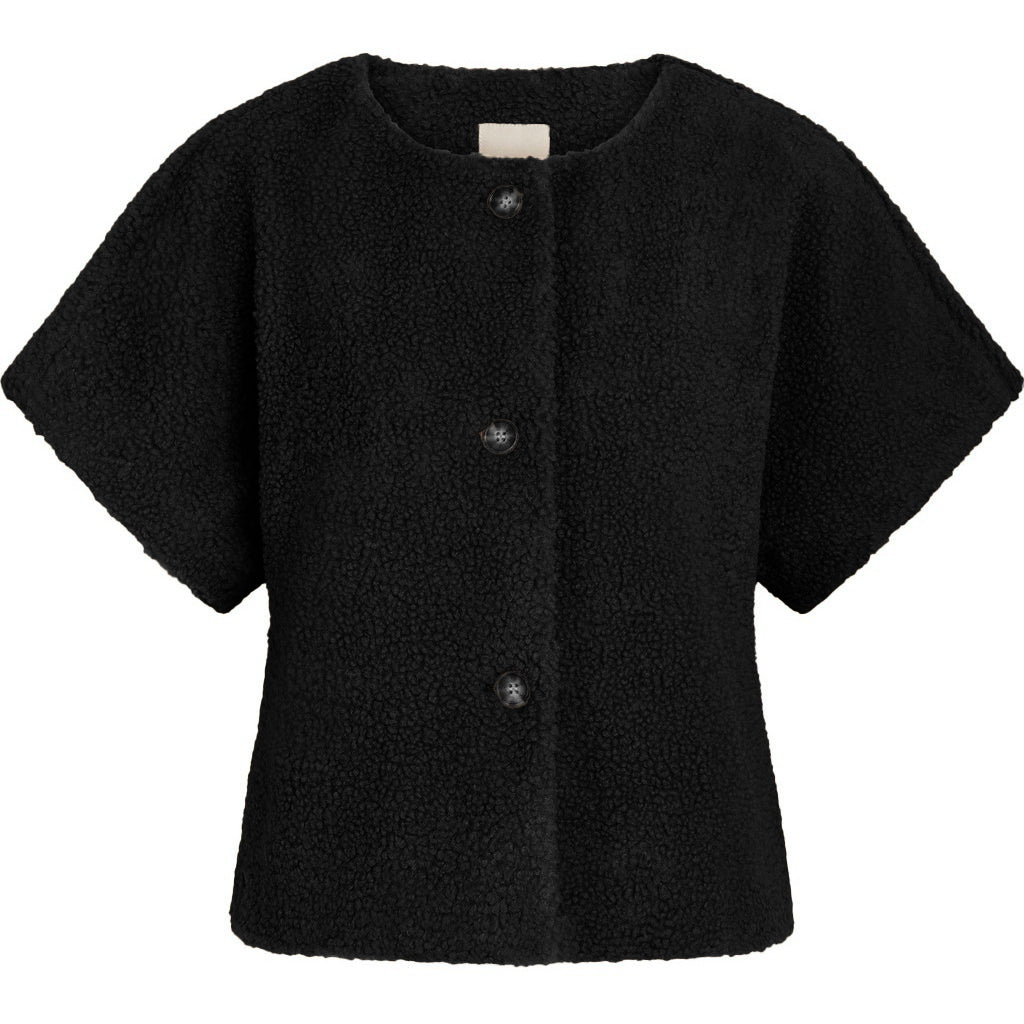 5101 Teddy Vest Black