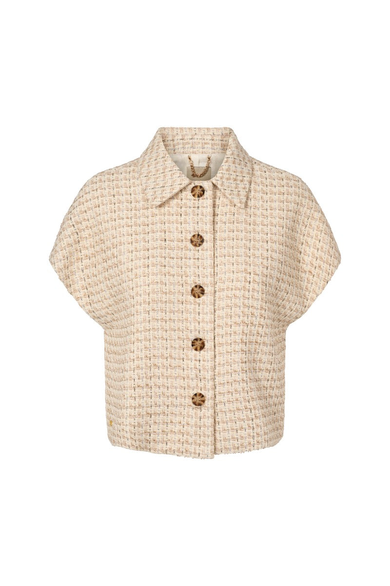 3572 Tona Waistcoat Ecru