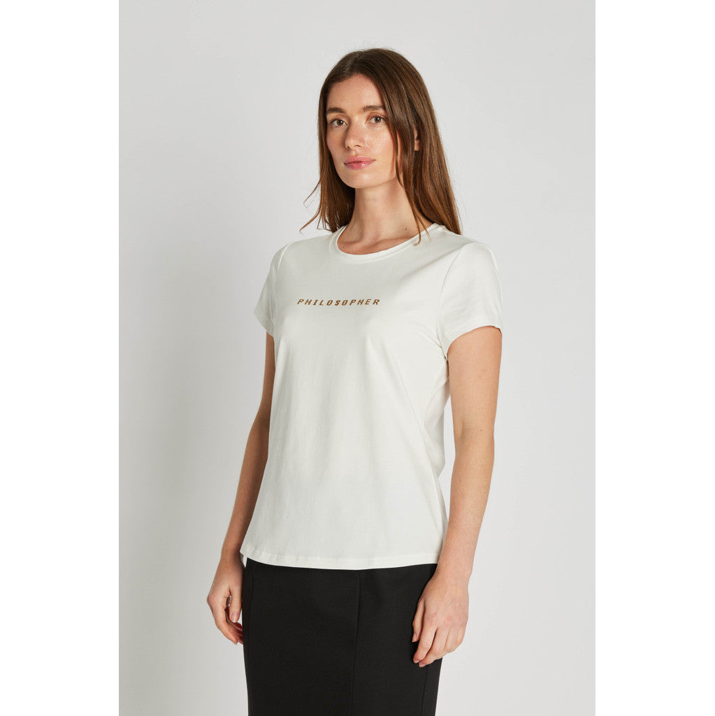 4360 Philosopher T-shirt Star White