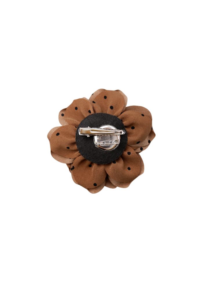 Christy Brooch & Pin Brown