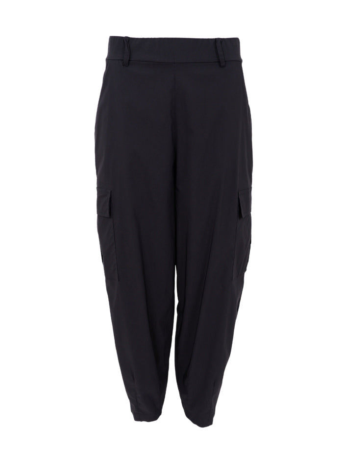 Davina Barrel Cargo Pant Black