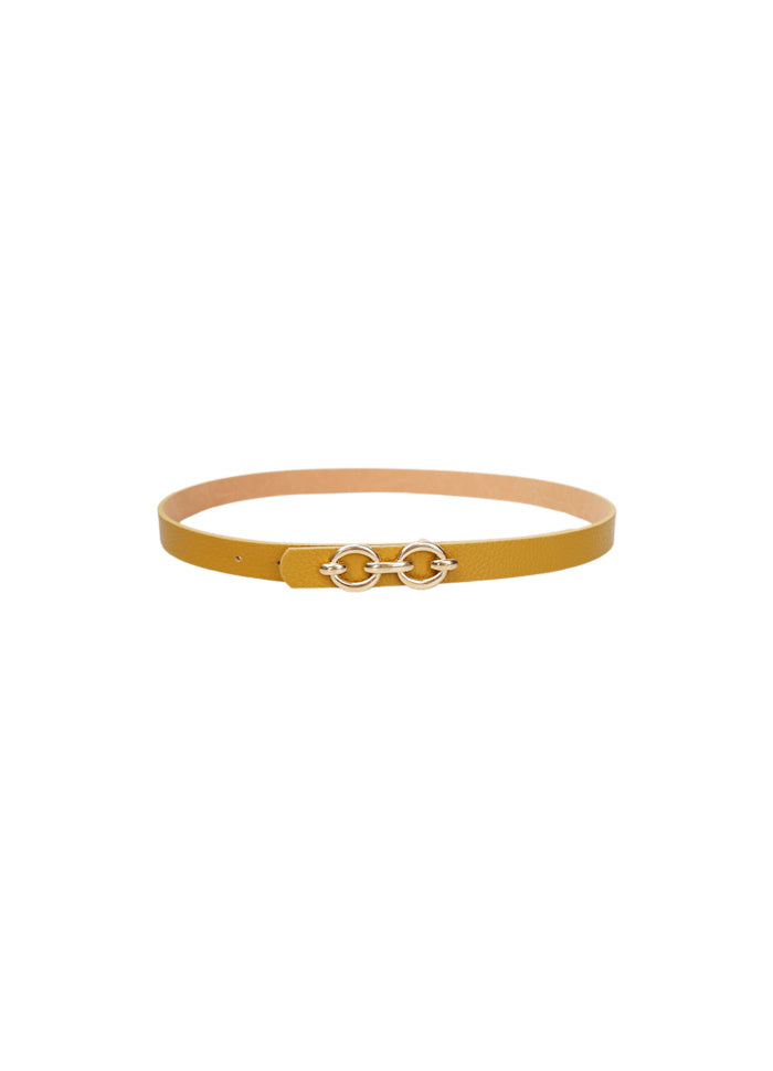 Lotus Belt Mustard