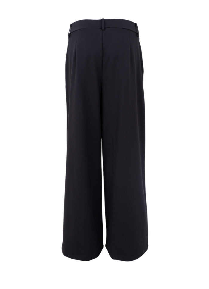 Davi Wideleg Pant Black