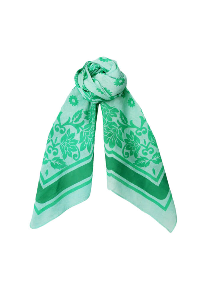 Hally Mini Scarf Green