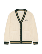 Lace Knitted Cardigan Eggnog White
