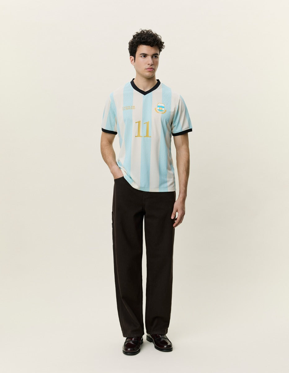 Argentina Football Jersey Bachelor Blue