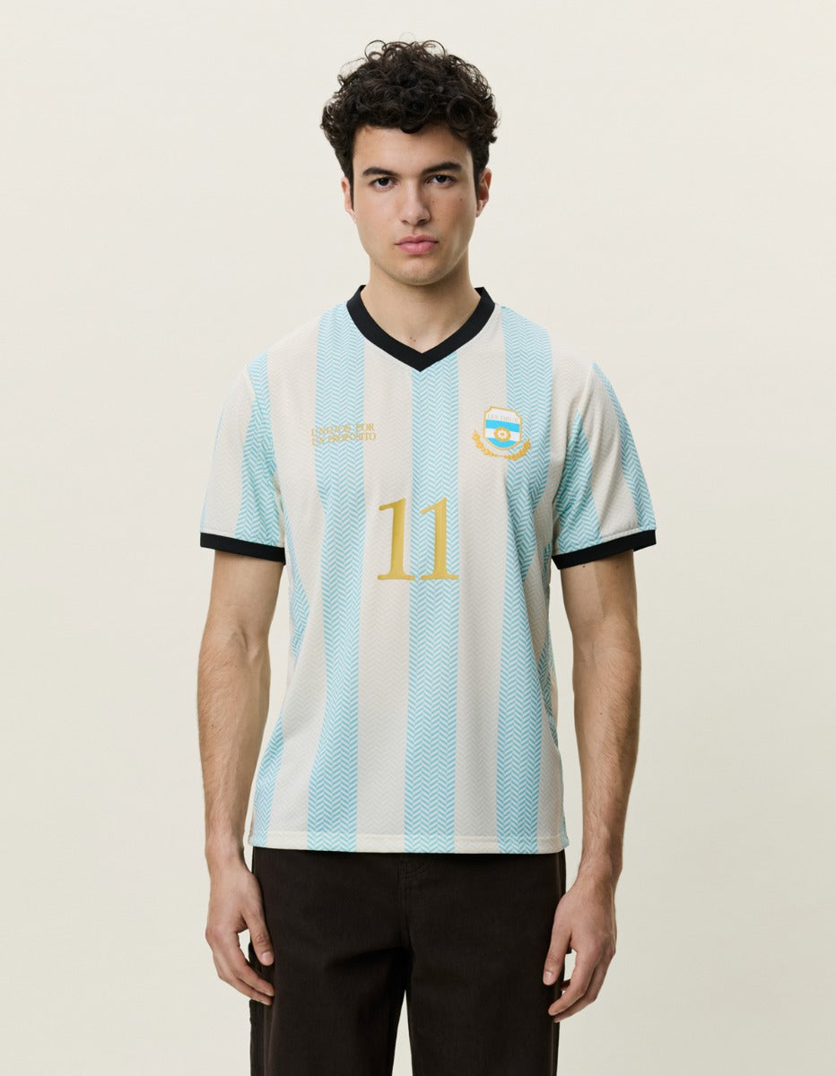 Argentina Football Jersey Bachelor Blue