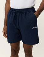 Stan Seersucker Swim Shorts Dark Navy